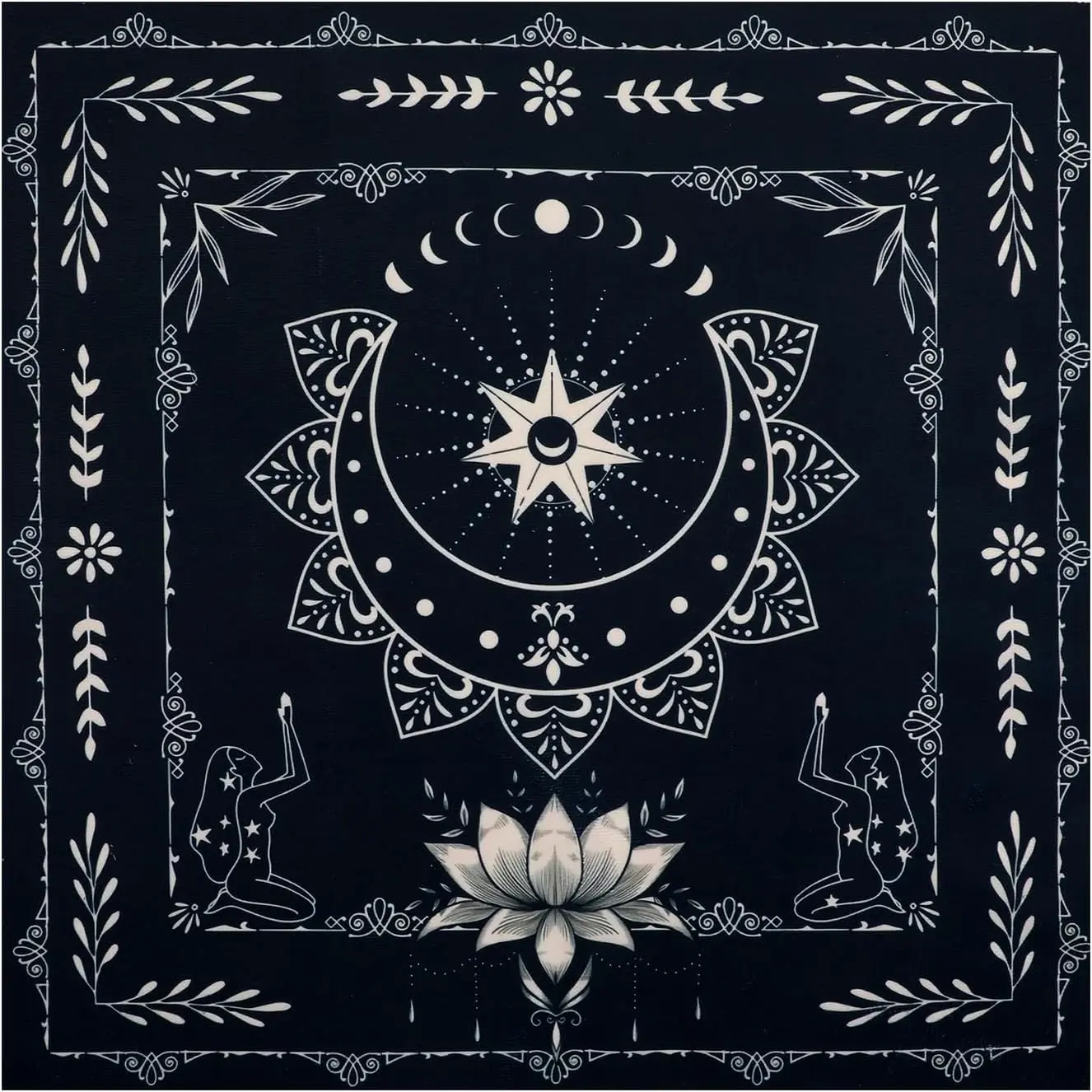 Tapis diviniation noir